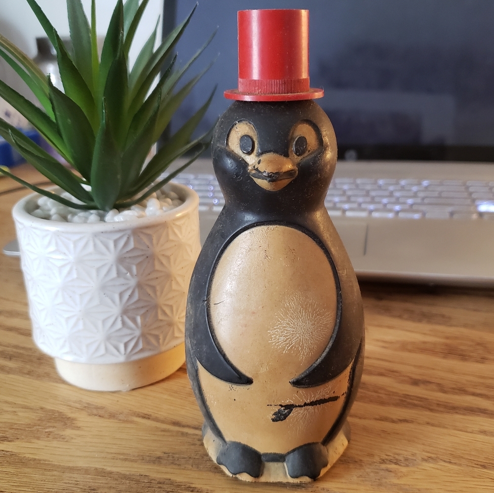 Vintage Andrew's Jergens plastic penguin